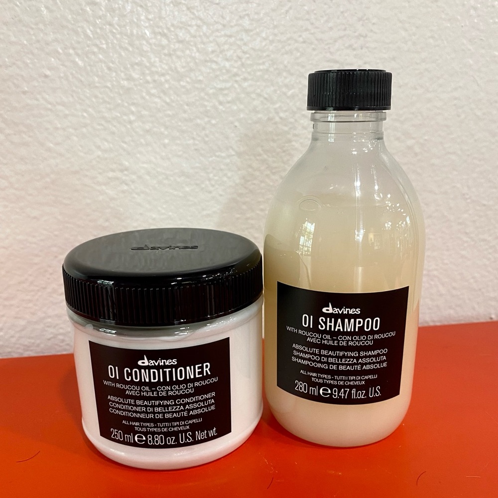 BRAND NEW UNOPENED Davines Oi Shampoo and Oi Conditioner